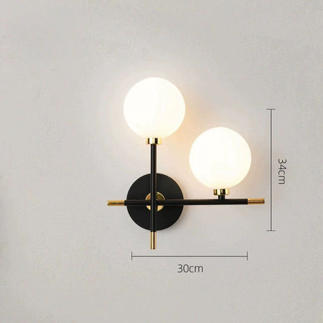 Bilux Sphere Indoor Wall Sconce - Modern Dual-Sphere Design for Contemporary Home Décor