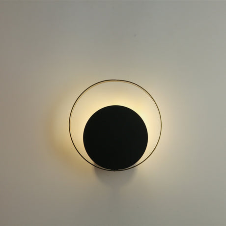 Aurum Eclipse LED Wall Sconce - Modern Light Fixture for Contemporary Room Décor