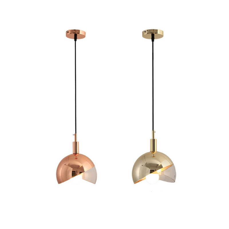 Golden Aura Metal Pendant Light - Perfect for Modern Interiors