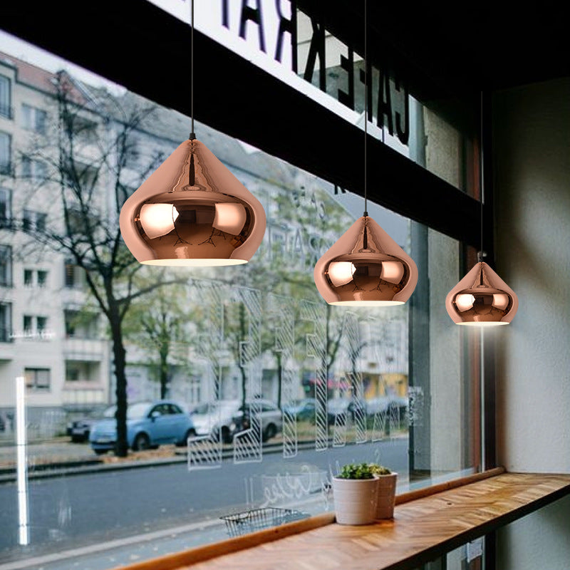 Rose Gold Luminous Petal Pendant Light - Perfect for Modern Décor
