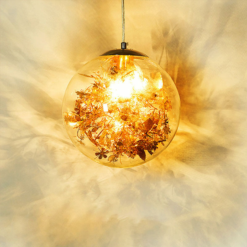 Crystal Glow Clear Glass Pendant Light - for Stylish Home Décor