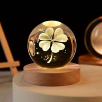 Crystal Ball Table Lamps
