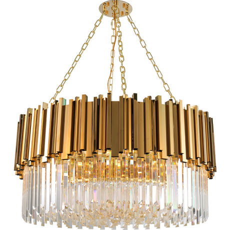 Lustre en cristal Golden Crown