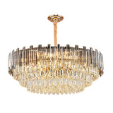 Elegant Spherical Crystal Chandelier - with Metal Accents for Luxurious Home Décor