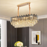 Elegant Spherical Crystal Chandelier - with Metal Accents for Luxurious Home Décor
