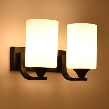 NoirGlass Elegante Indoor Wall Sconce - The Refined Glow for Modern Minimalist Décor