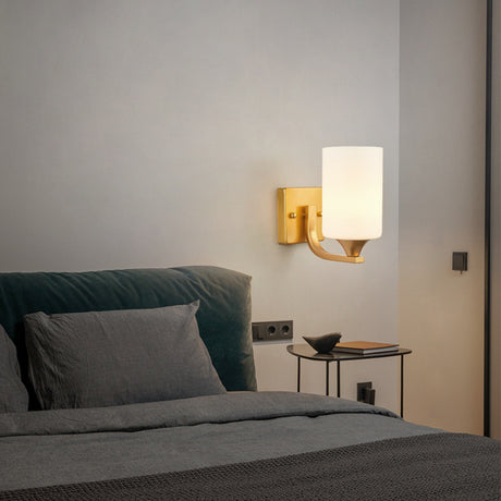 NoirGlass Elegante Indoor Wall Sconce - The Refined Glow for Modern Minimalist Décor