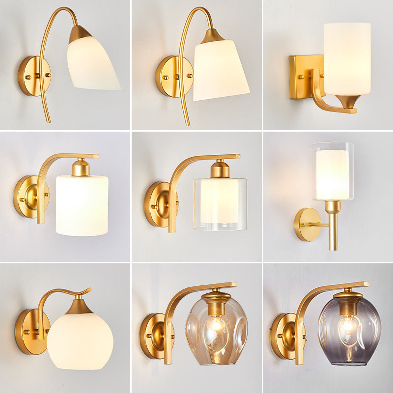 NoirGlass Elegante Indoor Wall Sconce - The Refined Glow for Modern Minimalist Décor