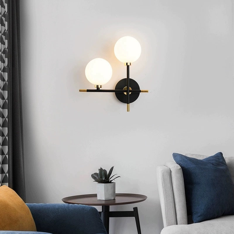 Bilux Sphere Indoor Wall Sconce - Modern Dual-Sphere Design for Contemporary Home Décor