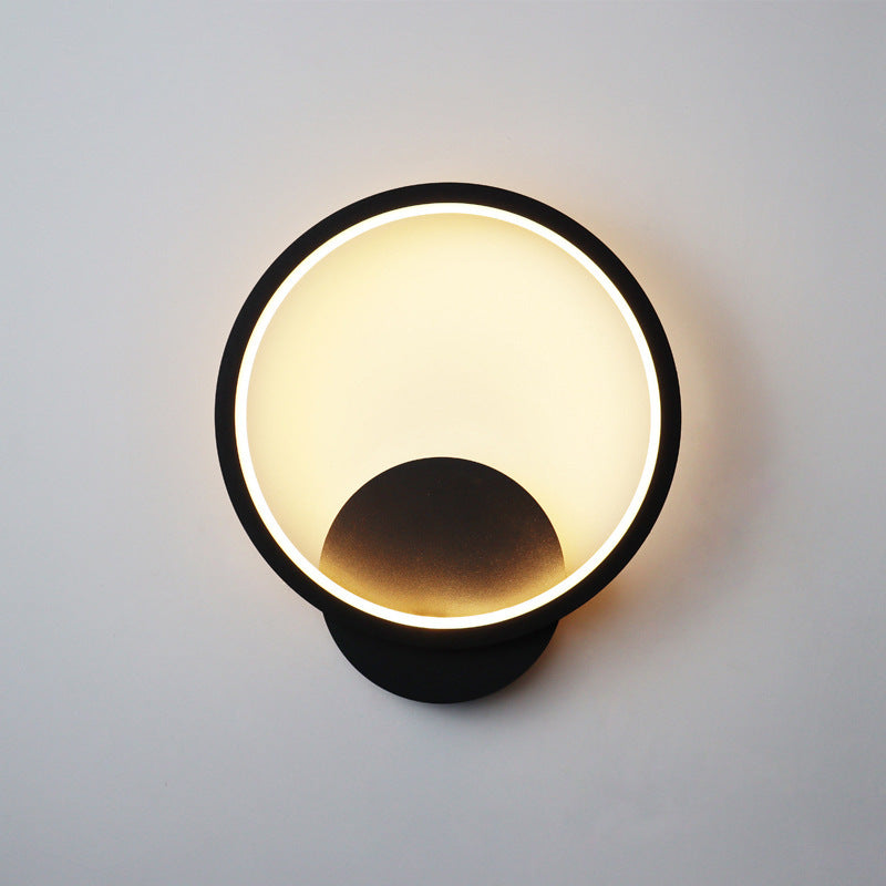 Eclipse Edge Indoor Wall Sconce - Stylish for Modern Homes
