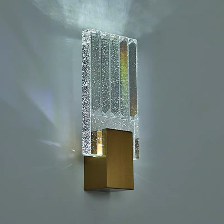 Copper Crystal Spectrum LED Wall Sconce - Perfect for Modern Home Accents