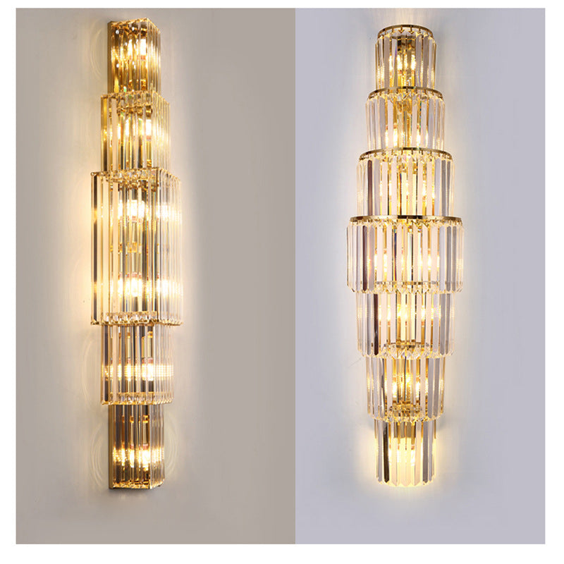 Twinkling Topaz Array LED Wall Sconce - Perfect for Luxurious Interior Décor