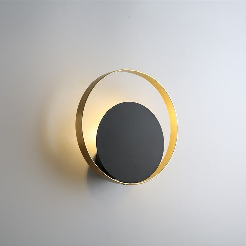 Aurum Eclipse LED Wall Sconce - Modern Light Fixture for Contemporary Room Décor