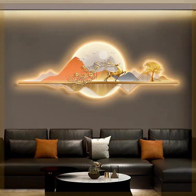 Mountain LED Wall Art - Modern 3D Wall Hanging Sculpture for Contemporary Décor